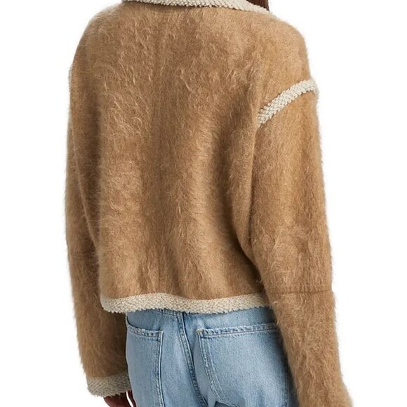 Guest in Residence  Grizzly Cashmere Bomber Jacket New Size Small No tags! - Picture 2 of 5